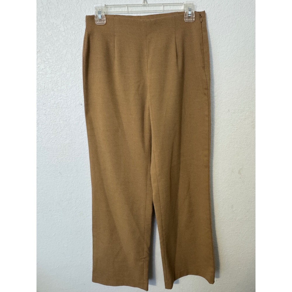 Liz Claiborne Lizsport Womens Brown Wide Leg‎ Career Dress Pants